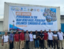 Kadin Sultra Ekspor Ikan Beku 34 Ton ke Jawa Timur