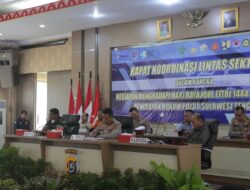 Menjelang Idul Fitri 2023, Rakor Lintas Sektoral, Keselamatan Berkendara dan Kontrol Harga Bahan Pokok di Gelar