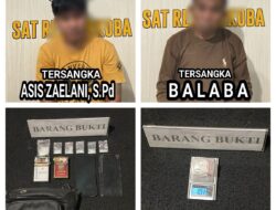 Mantan Kades di Butur Diamankan Polisi, Diduga Edarkan Sabu