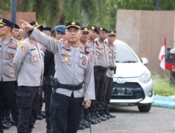 Sebanyak 106 Personel Polresta Kendari Siap Amankan Nataru 2023-2024