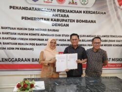 Berikan Bantuan Hukum Kepada Warga Kurang Mampu, LBH HAMI Teken MoU dengan Pemda Bombana