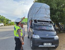 Satgas Gakkum Operasi Keselamatan Anoa Tertibkan Kendaraan ‘overload’ di Kendari