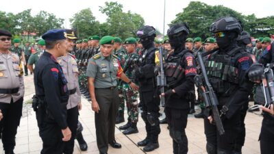 Personel TNI-Polri Disiagakan, Amankan Kunjungan Wakil Presiden RI di Sultra