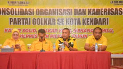Golkar Menggelar Rapat Persiapan Survei, Dihadiri 10 Balon Wali Kota Kendari