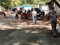 Pelaku UMKM Sekitar Pelataran Eks MTQ Gelar Aksi Bersih-bersih