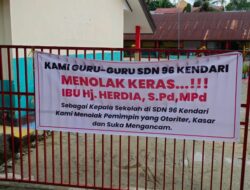 Bersikap Otoriter dan Kasar Ke Guru, Wali Kota dan Dikbud Diminta Nonaktifkan Kepala SDN 96 Kendari