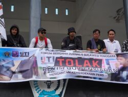 Ancam Kebebasan Pers, Forum Bersama Jurnalis Sultra Tolak Pasal Kontroversi RUU Penyiaran