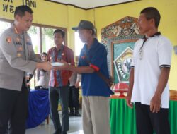 Menyambut Hari Bhayangkara Ke-78, Polresta Kendari Berikan Bibit Jagung Bagi Masyarakat Konsel