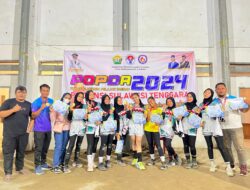 Tim Bola Voli Putri Muna Juara I Ajang Popda Provinsi Sultra 2024