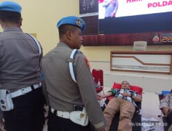 Meriahkan Hari Bhayangkara ke-78, Polresta Kendari Ikut Melaksanakan Donor Darah