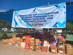 BPOM Kendari Kembali Musnahkan Ribuan Kosmetik Dan Obat Ilegal