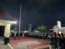 Ciptakan Situasi Yang Aman dan Kondusif, Polresta Kendari Gelar Apel Cipta Kondisi Skala Besar