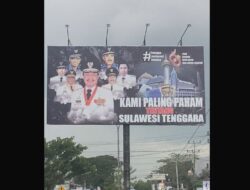 Reklame Para Mantan Gubernur Sultra, Bertuliskan ‘Kami Paling Paham Tentang Sulawesi Tenggara’