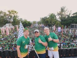 Puluhan Ribu Masyarakat Mengikuti Kegiatan Run Bersama Ruksamin dan Raffi Ahmad
