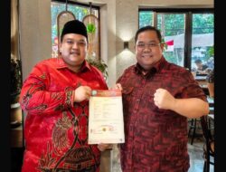 Yudhi-Nirna Resmi Kantongi B1 KWK Dari PDIP Maju Pilwali Kendari