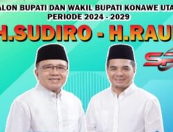 Besok, Pasangan Sudiro-Raup Dijadwalkan Bakal Mendaftar di KPU Konut