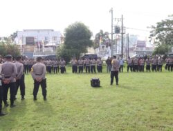 Sebanyak 185 Personil Polresta Kendari Dikerahkan, Mengamankan Tahapan Pendaftaran Calon di KPU