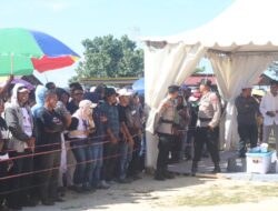 Polresta Kendari Siagakan Puluhan Personel untuk Amankan Pengundian Nomor Urut Calon Bupati Konkep