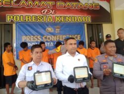 Tujuh Pelaku Pencurian Lampu Gerbang Wisata Toronipa Diamankan Polisi