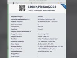 Status Ridwansyah Taridala Masih Pemeriksaan, Website MA Dinilai Janggal dan Tidak Lazim