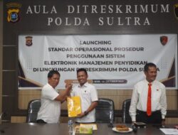 Ditreskrimum Polda Sultra Launching SOP Penggunaan Sistem E-MP Tindak Pidana