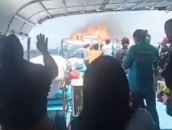 Kapal yang Angkut 82 Penumpang Terbakar di Perairan Lasalimu, Diduga Api dari Puntung Rokok