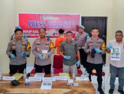 Polres Muna Amankan Dua Remaja Besarat Barang Bukti 47,82 Gram Sabu