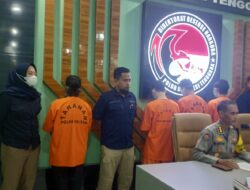 Polda Sultra Berhasil Amankan Empat Pengedar Sabu Jaringan Antar Provinsi
