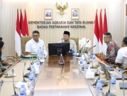 Bahas Intergrasi Data Pertanahan dan Pertanian, Menteri Nusron Terima Audiensi Wamentan Sudaryono