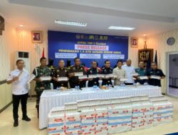 Bea Cukai Kendari Amankan 1,4 Juta Rokok Ilegal, Hendak Diselundupkan ke Kolaka