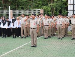 Perkuat Sinergitas, Kanwil BPN Sultra Gelar Apel Pagi Diikuti Oleh Seluruh Pegawai