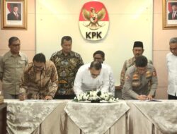 Irjen Kementerian ATR/BPN Saksikan Penandatanganan SKB Timnas PK dan Pelaksanaan Aksi Pencegahan Korupsi 2025–2026