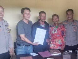 Polsek Watumeeto Restorative Justice Kasus Pengancaman