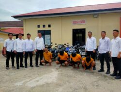 4 Pelaku Curanmor di Konawe Ditangkap, Hasil Pencurian untuk Judi Online dan Nyabu