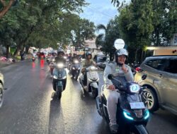 Sebanyak 100 Bikers Ramaikan Ramadhan Bikers Honda di Kendari