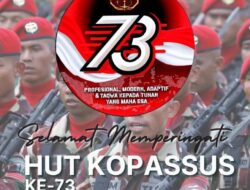 BPN Sultra Ucapkan Selamat Hari Ulang Tahun ke-73 Komando Pasukan Khusus
