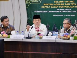 Bina Jajaran Kanwil BPN Riau, Menteri Nusron Tegaskan agar Penyelesaian HGU dan Pemetaan Tanah Jadi Prioritas