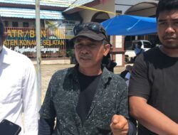 Program PTSL Mandek, Warga Desa Rambu-rambu Jaya Demo Kantor BPN Konsel