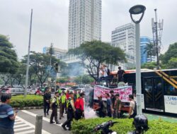 Gelar Aksi di SCBD, Perantara Minta Pemerintah Cabut Izin PT Sulawesi Cahaya Mineral