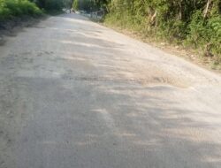 Telan Anggaran Rp5,9 Miliar, Proyek Ruas Jalan di Konsel Yang Dikerjakan CV Antagiaku Mulai Rusak