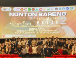 Sebagai Wujud Sinergitas Antar Masyarakat, Polres Konsel Gelar Nobar Film Sayap-Sayap Patah 2