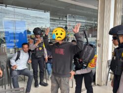 Patroli di Indomaret THR Kendari, Polisi Tindak Parkir Liar dan Premanisme