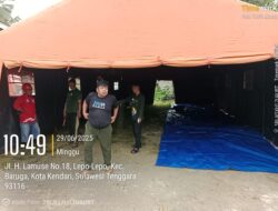Pemkot Kendari Dirikan Dapur Umum dan Tenda Pengungsian Bagi Korban Banjir di Kali Wanggu