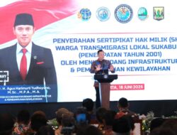Menko AHY Apresiasi Kementerian ATR/BPN, Berikan Kepastian Hukum Atas Tanah di Indonesia