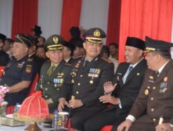 Wakil Wali Kota Kendari Hadiri Upacara HUT ke-79 Bhayangkara di Balai Kota