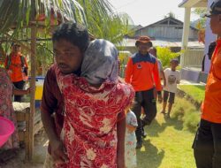 TIm SAR Temukan Warga Molagina Busel dengan Kondisi Lemas