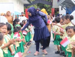 TK Pelangi Kartika Kodim 1412/Kolaka Raih Juara I Lomba Gerak Jalan HUT ke-80 RI