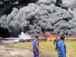 Tungku Peleburan Ban di Konda Terbakar, Satu Orang Tewas Terpanggang