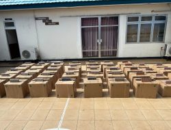 Bea Cukai Kendari Kembali Amankan Ratusan Ribu Rokok Ilegal, Dua Pelaku Diamankan