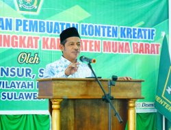 Kakanwil Kemenag Sultra Harapkan Para Penyuluh di Muna Barat Dapat Menjadi Konten Kreatif